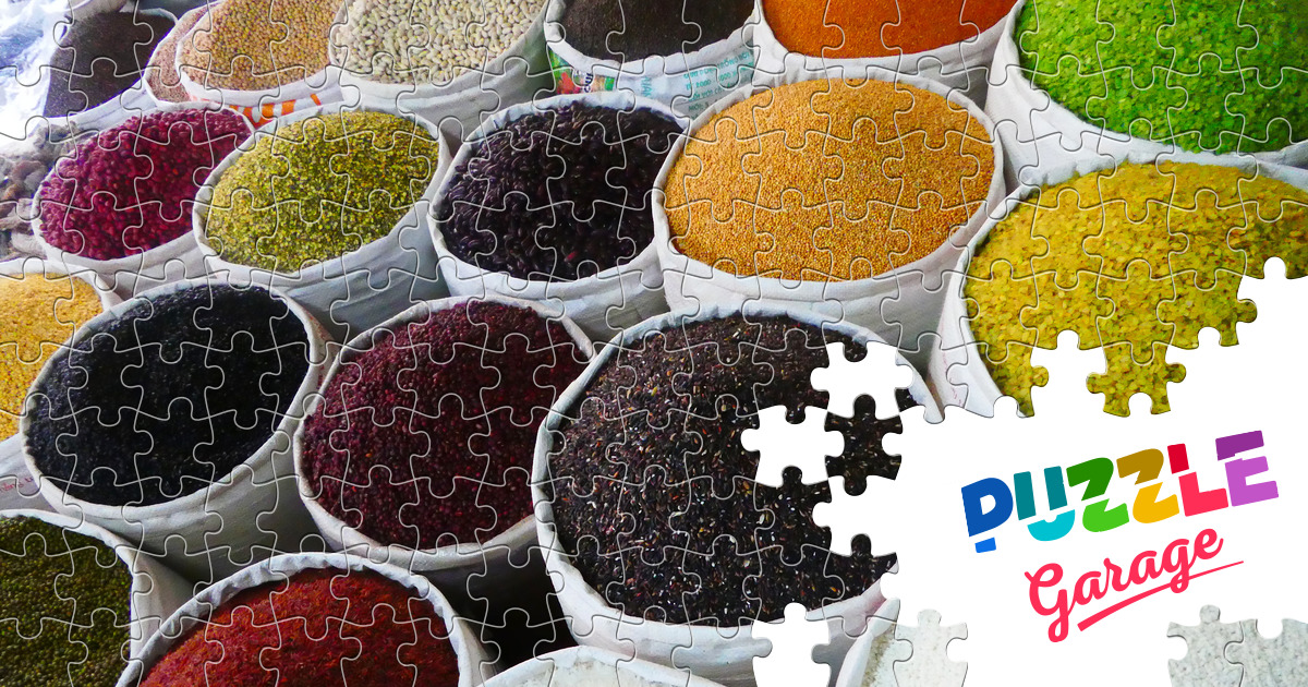 Spice market Jigsaw Puzzle (Home, Food) Puzzle Garage