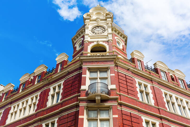 Corner of a historical building