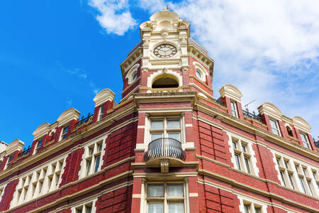 Hoek van een historisch gebouw