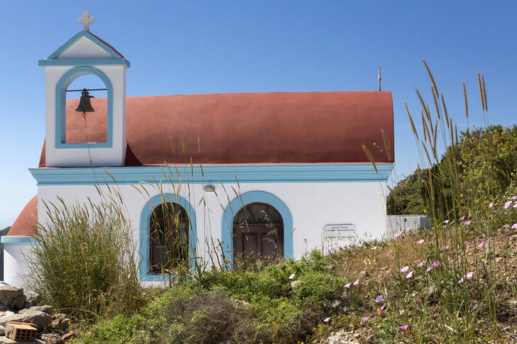 Kerk op het eiland Karpathos