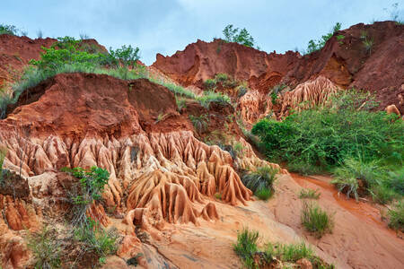 Sandsten i Madagaskar