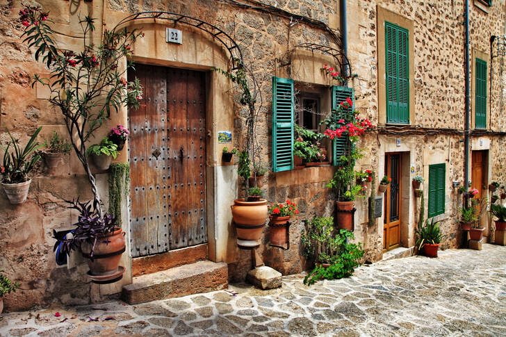 Street of a Mediterranean city