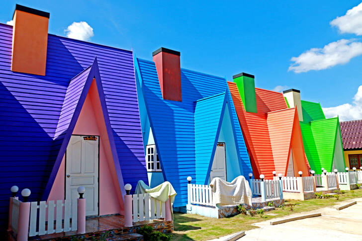 Colorful Beach Houses