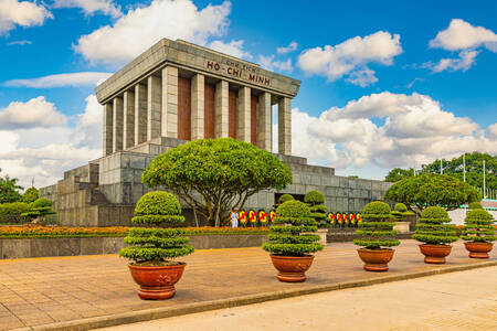 Ho Chi Minh-mausoleum in Hanoi