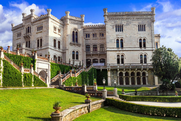 Castillo romántico de Miramare