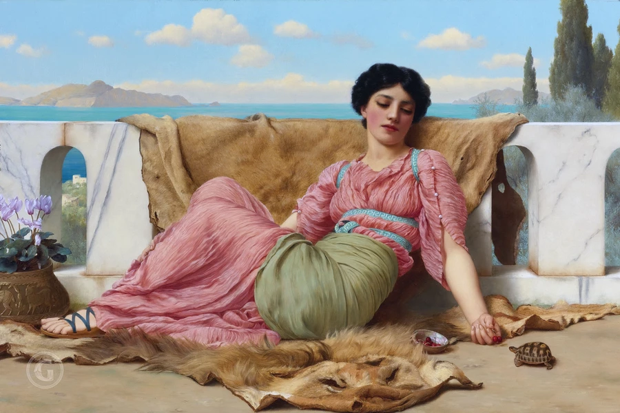 John William Godward: Tihi ljubimac