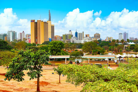 Udsigt over Nairobi