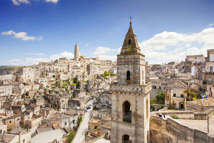 Widok na miasto Matera