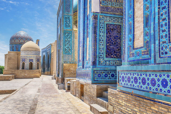 Shah-i-Zinda-gravene i Samarkand