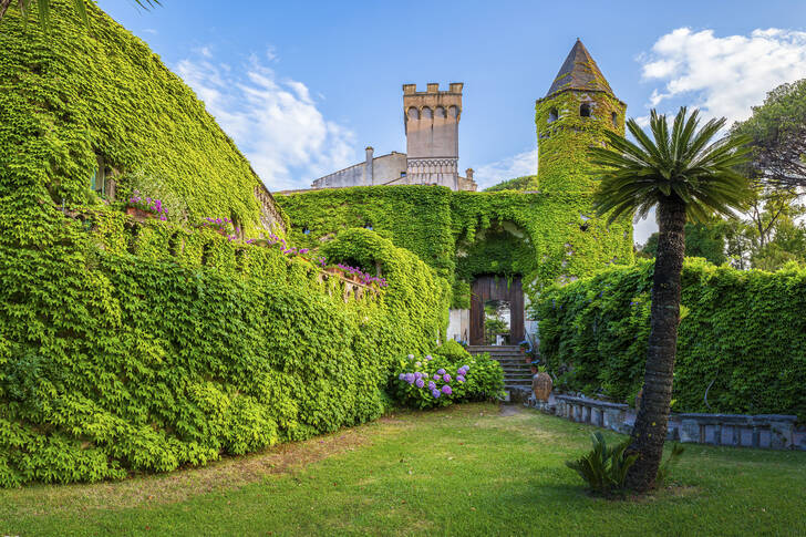 Villa Cimbrone i byen Ravello