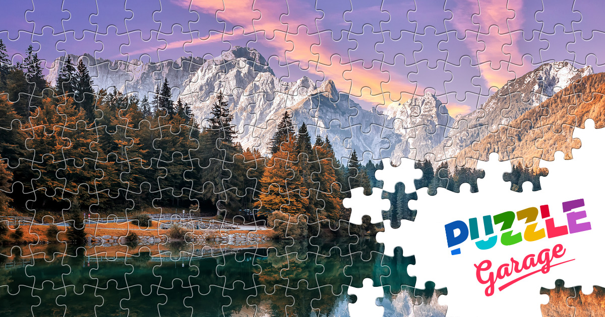 Lake Fuzine Jigsaw Puzzle (Countries, Italy) Puzzle Garage