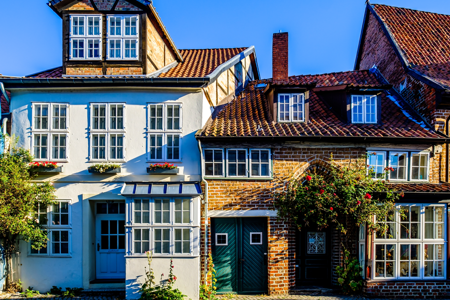 Oud huis in Luneburg