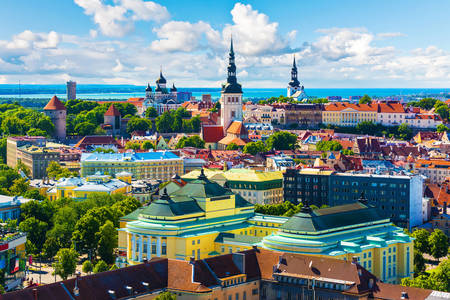 Pohľad na Tallinn