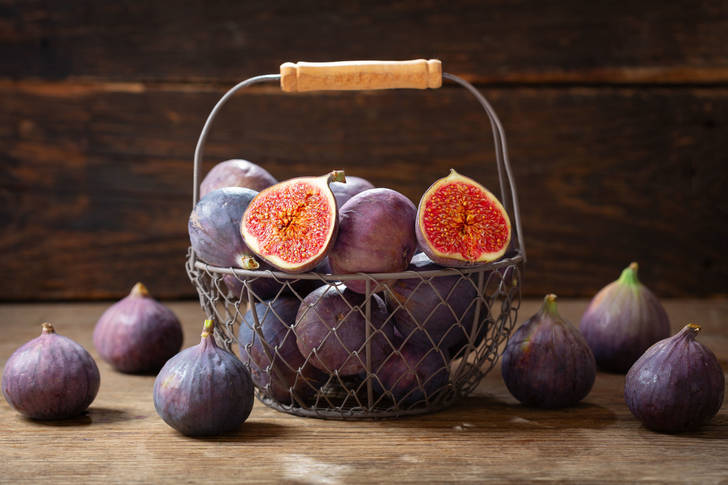 Figs in a basket