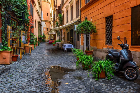 Straat in Rome