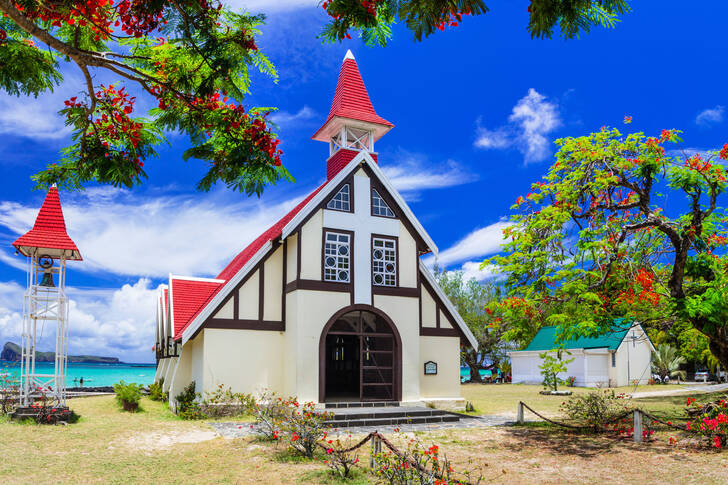Red Church in Mauritius