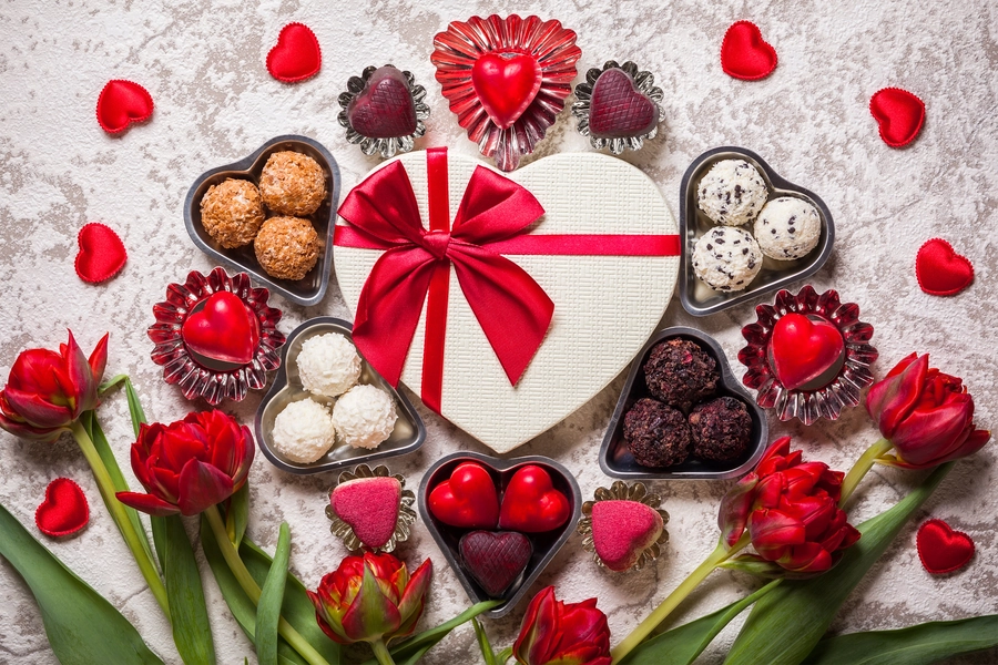 Bonbons et tulipes
