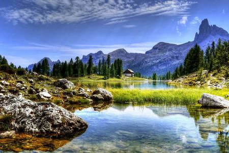 Озера у Доломитовых гор