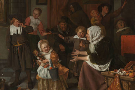 Jan Steen: "Feast of St. Nicholas"