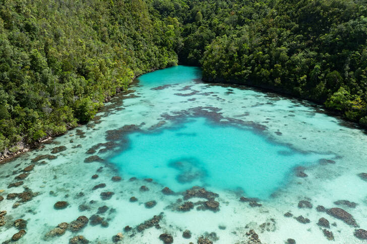 Lagoon in Raja Ampat