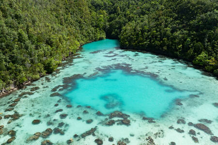 Lagunen i Raja Ampat