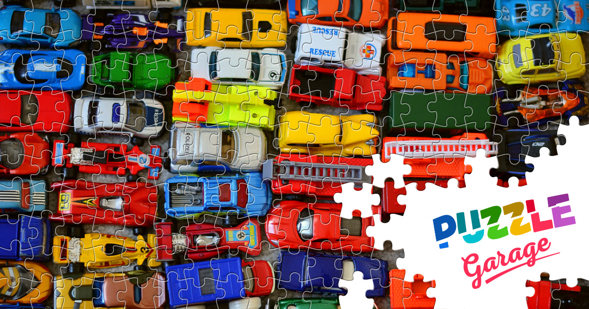 Children's cars Jigsaw Puzzle (Other, Collecting) Puzzle Garage