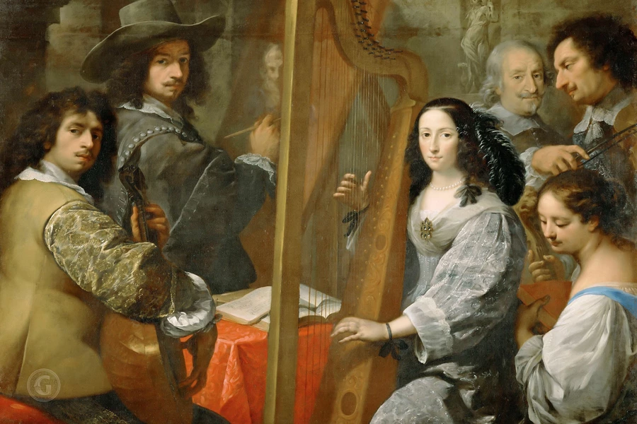 Carlo Francesco Nuvolone: Autoportret s obitelji