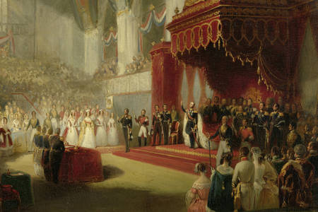 Nicolaas Pieneman: "The Inauguration of King William II in the Nieuwe Kerk in Amsterdam on 28 November 1840"