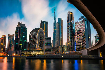 Business Bay-kvarteret i Dubai
