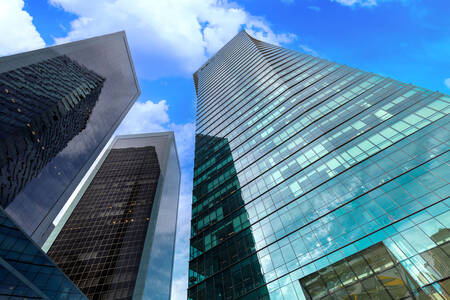 Wolkenkrabbers in het centrum van Buenos Aires