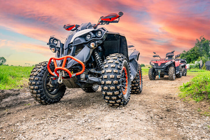 ATVs on the road