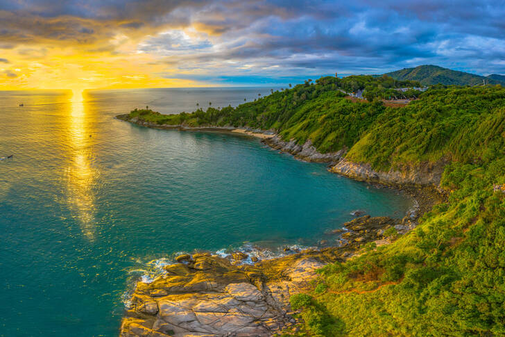 Sunset at Cape Promthep