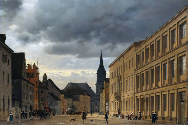 Eduard Gaertner: Klosterstraße, Berlín
