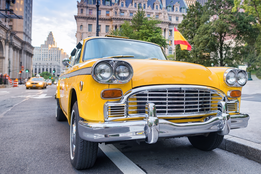 Oude taxi