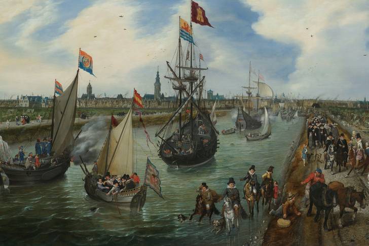 Van de Venne: "Port of Middelburg"