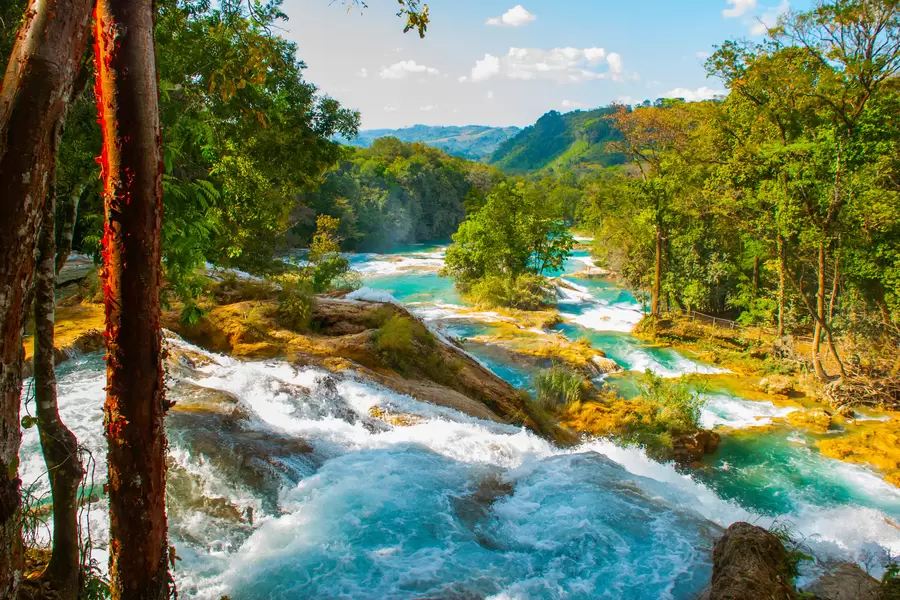 Agua Azul-fossen