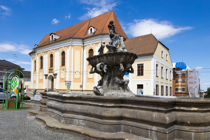 Fontána Triton v Olomouci