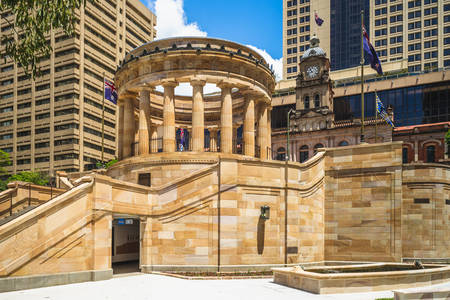 Vaade Brisbane'i mälestusmärgile