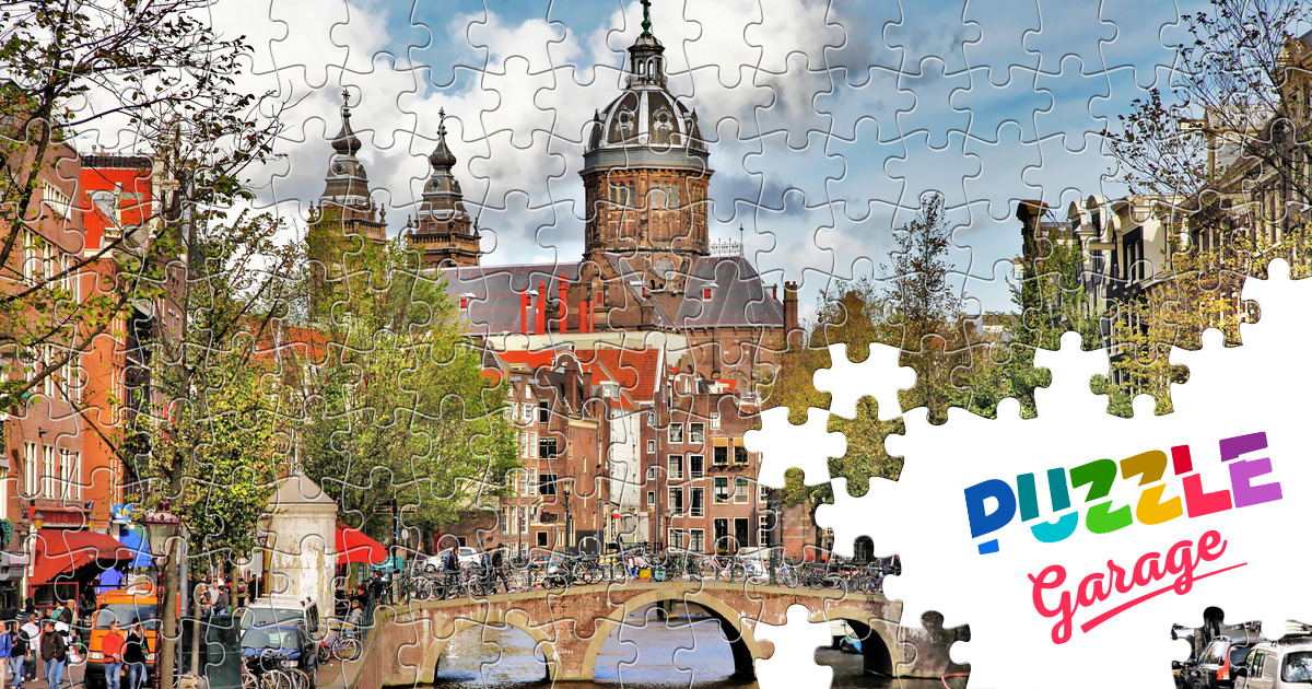 St. Nicholas Church in Amsterdam Jigsaw Puzzle (Countries, Netherlands