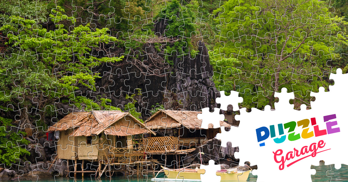 Boat in the Philippine Sea Jigsaw Puzzle (Countries, Philippines