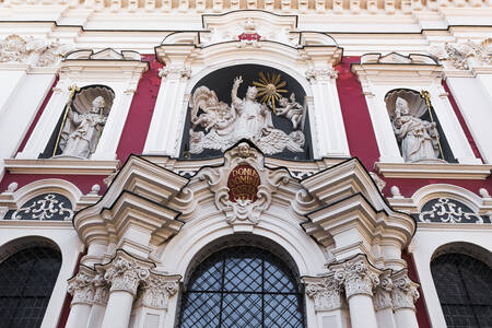 Facade of Poznań Fara Church