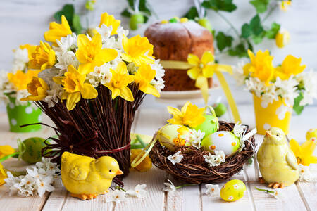 Beautiful Easter table