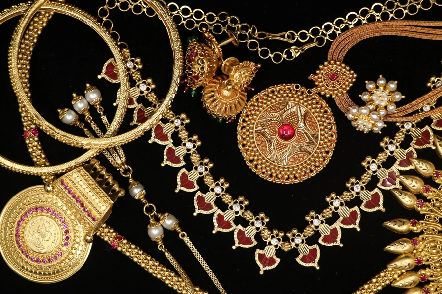 Antieke gouden sieraden