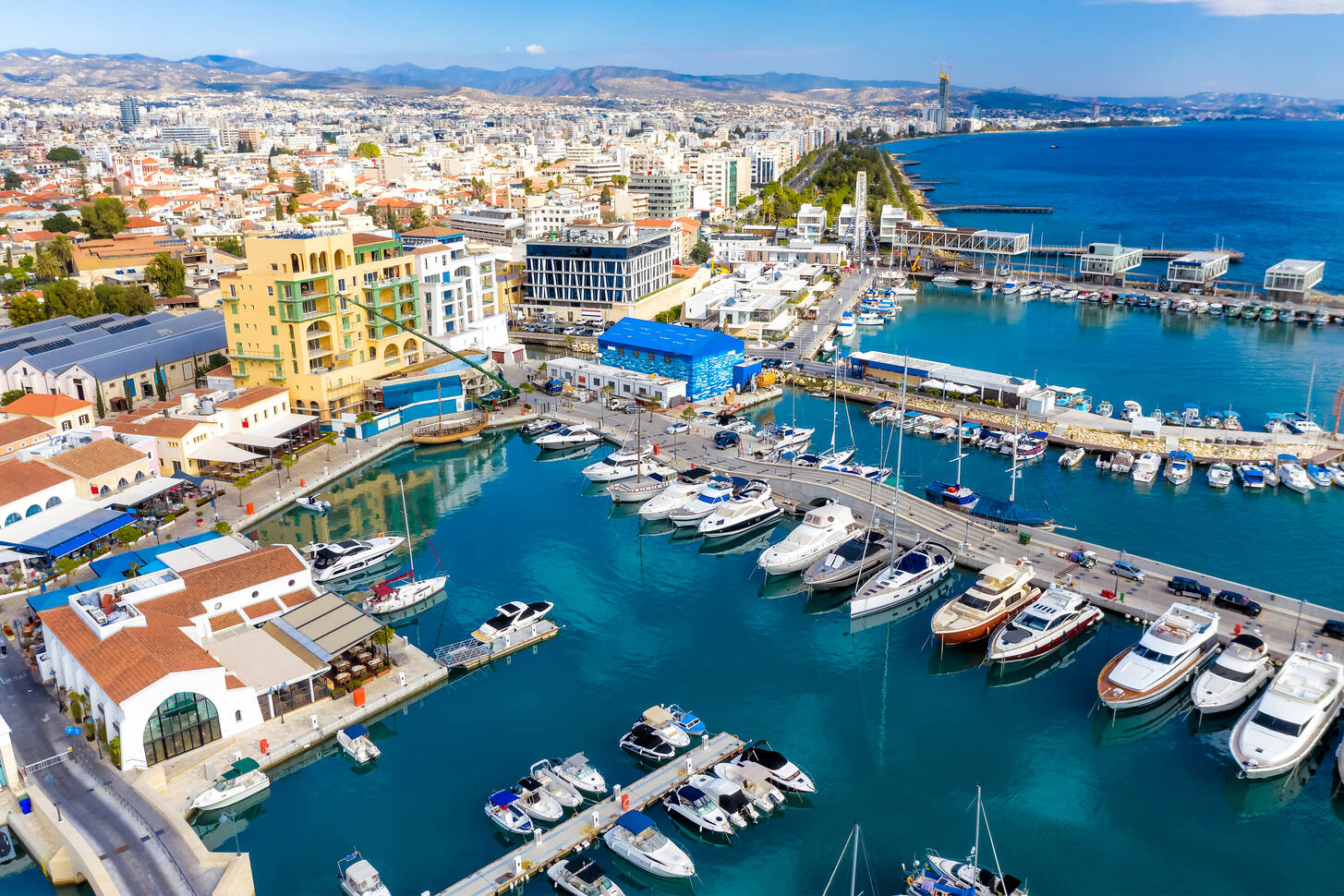 View of the Limassol marina Jigsaw Puzzle (Countries, Cyprus) Puzzle