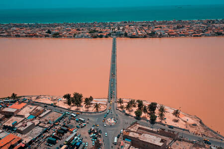 Faidherbe-bron över Senegalfloden