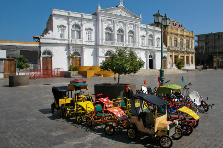 Plein in de stad Iquique