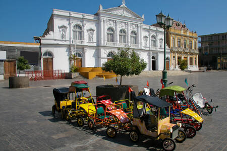 Torg i staden Iquique