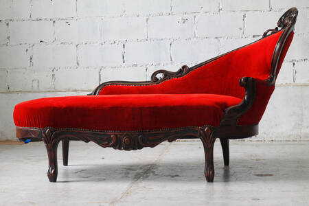 Rød sofa