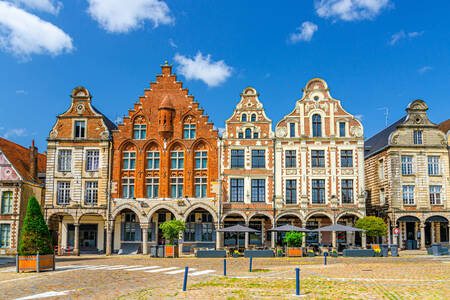 Bygninger i centrum af Arras