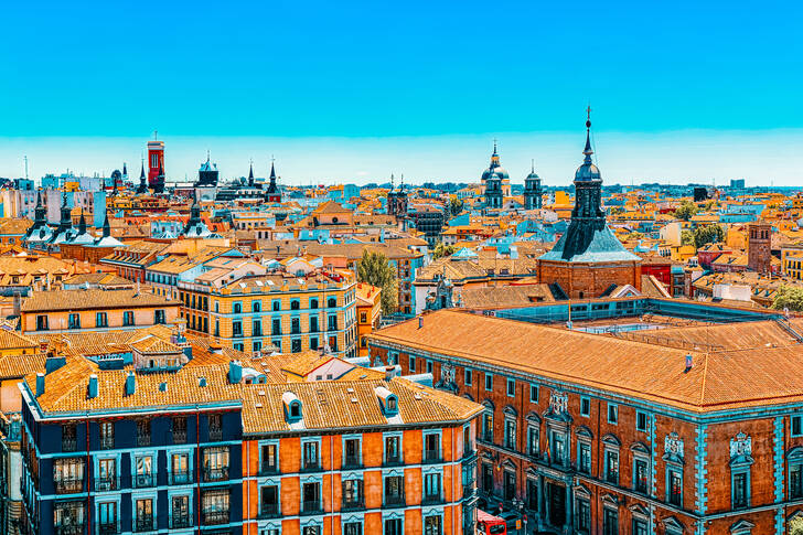 Rooftops in Madrid